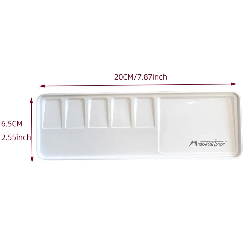 Mini Metal Watercolor & Acrylic Paint Palette - Portable Art Tray