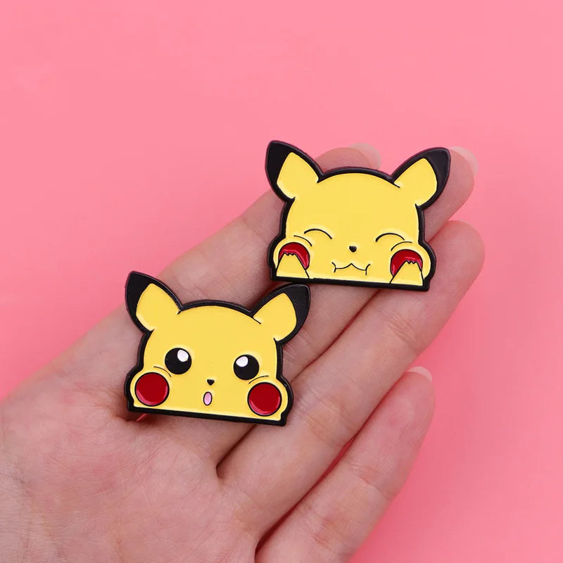 Cute Anime Elf Enamel Lapel Pins Cartoon Brooches for Backpack Clothing Accessories Gift Set
