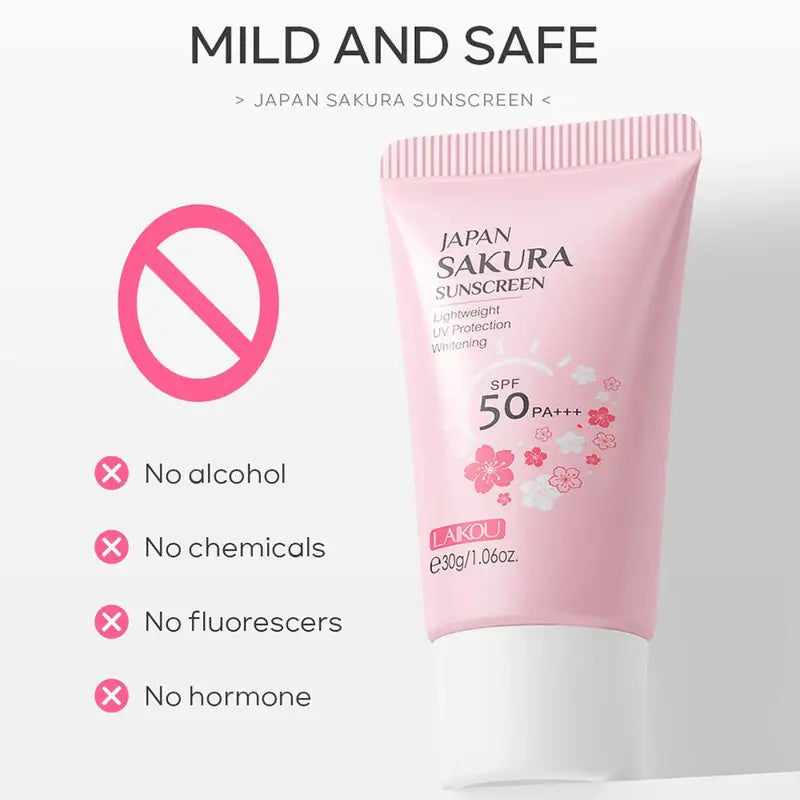 SPF50 Sunscreen Cream for Face & Body, Moisturizing UV Protection Lotion