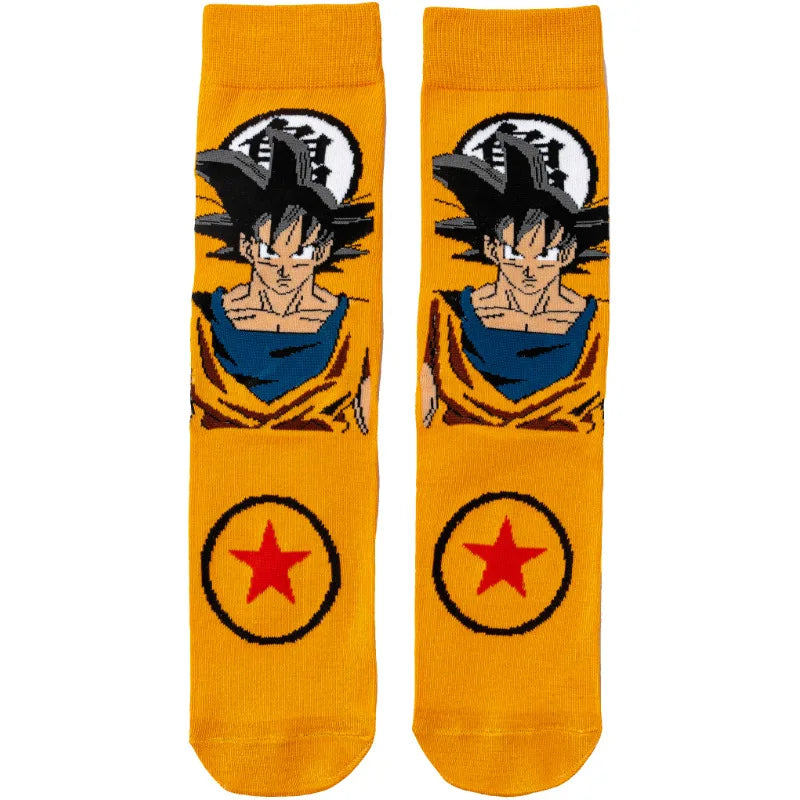 Anime Street Style Crew Socks Men Women Casual Funny Yoga Cycling Socks