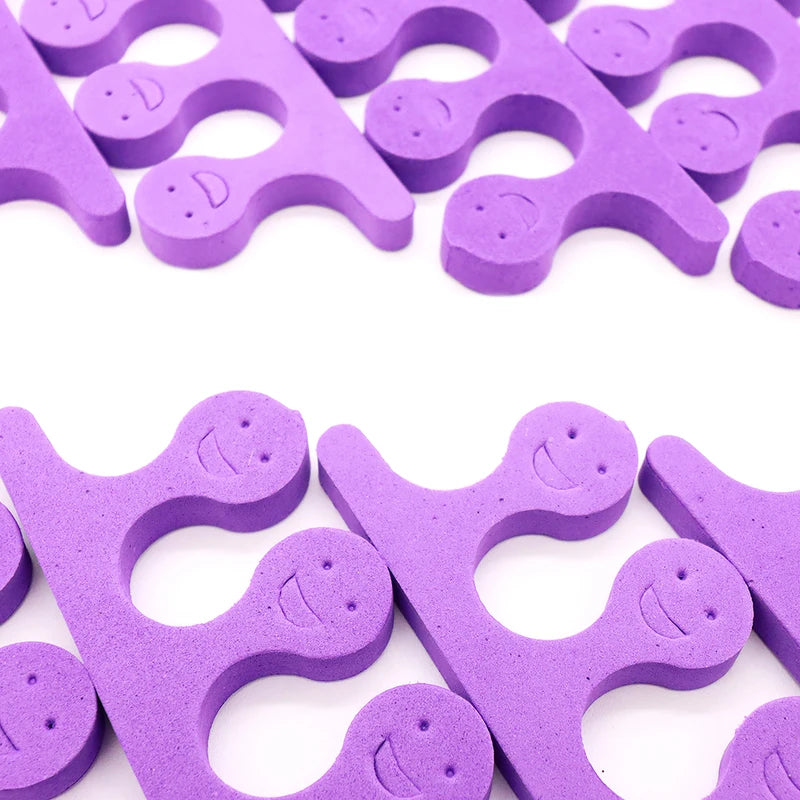 50/100Pcs Nail Art Toe Separator Set Soft Sponge Pedicure Tool for Manicure & Foot Care