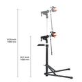 Heavy-Duty Bicycle Repair Stand with 360° Clamp and Tool Tray - Supports 85 lb