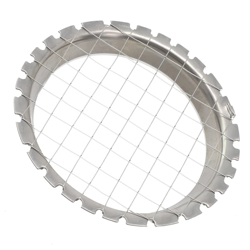 Kitchen Cube Slicer for Eggs, Mushrooms, Vegetables - Stainless Steel Grid Cutter