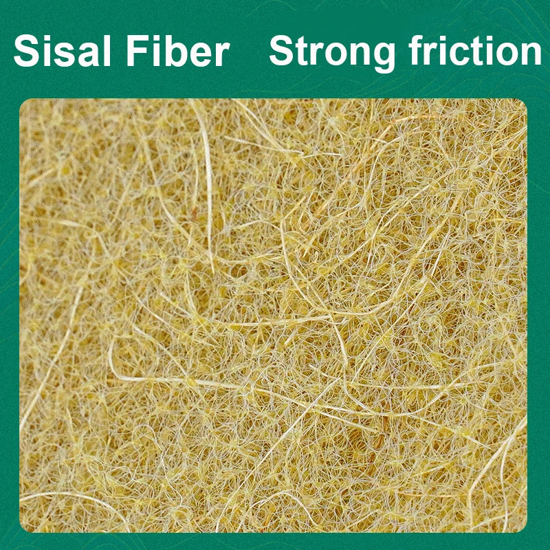 Eco-friendly Sisal Microfiber Kitchen Sponges Set - Natural Fiber Dishwashing Pads
