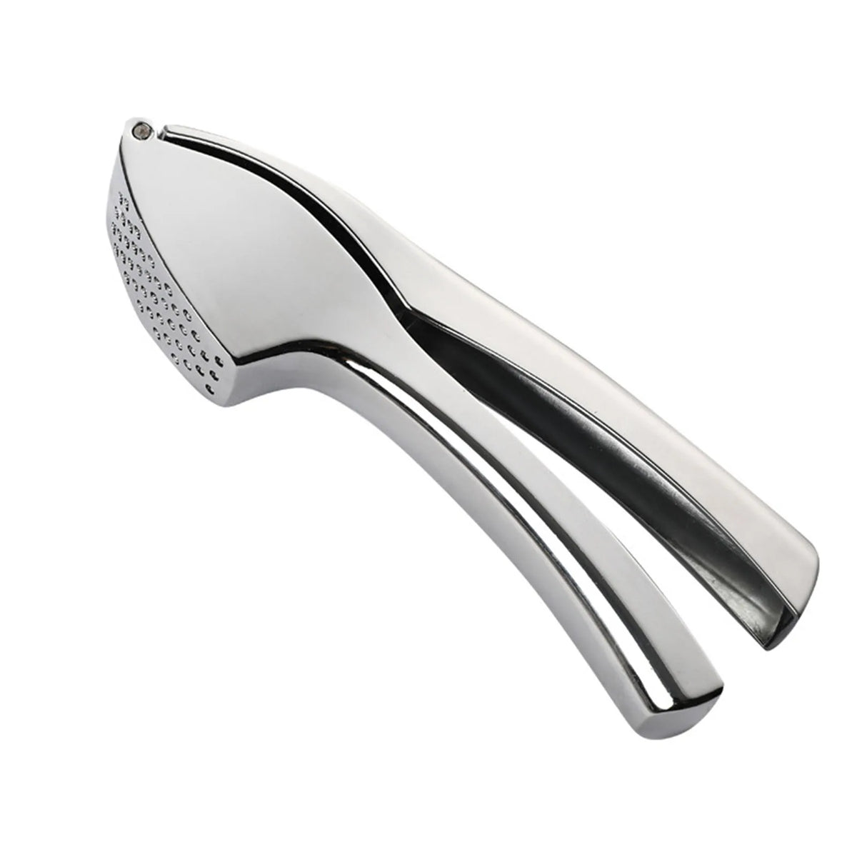 Manual Garlic Press with Ergonomic Grip - Anti-Rust Kitchen Tool for Mincing & Crushing