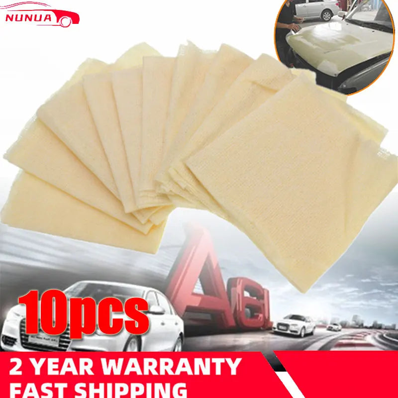 10-Pack Yellow Automotive Spray Paint Dust Cloths - Body Shop & Repair