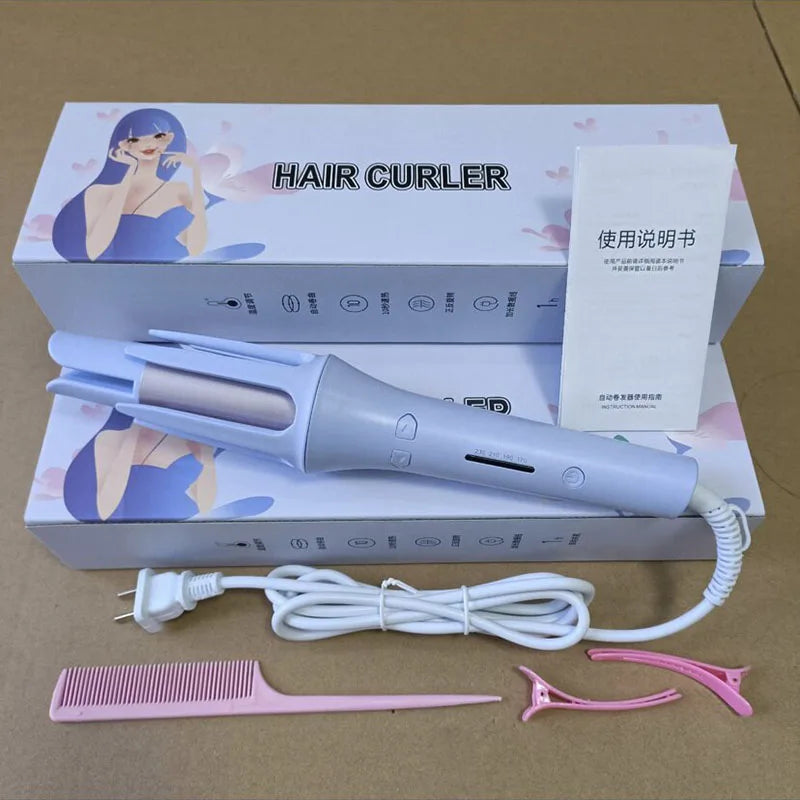 Automatic Hair Curler with Long-Lasting Curls Portable Electric Styling Tool
