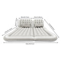 Inflatable Car Air Mattress with Pump - Universal Trunk Camping Bed for Travel & Sleeping