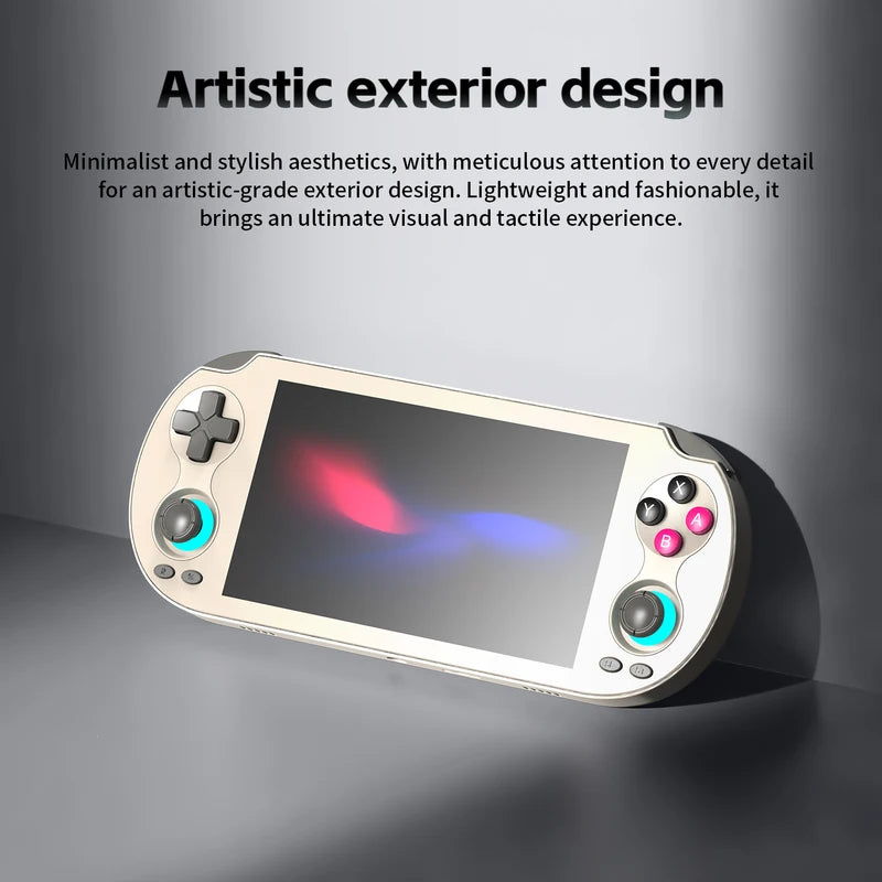 Handheld Game Console with Touchscreen 5000mAh Battery Supports AI Streaming