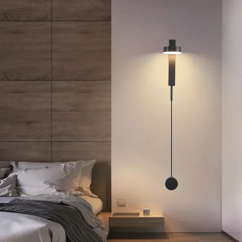 Rotatable LED Wall Lamp for Bedroom Living Room Indoor Lighting Fixture