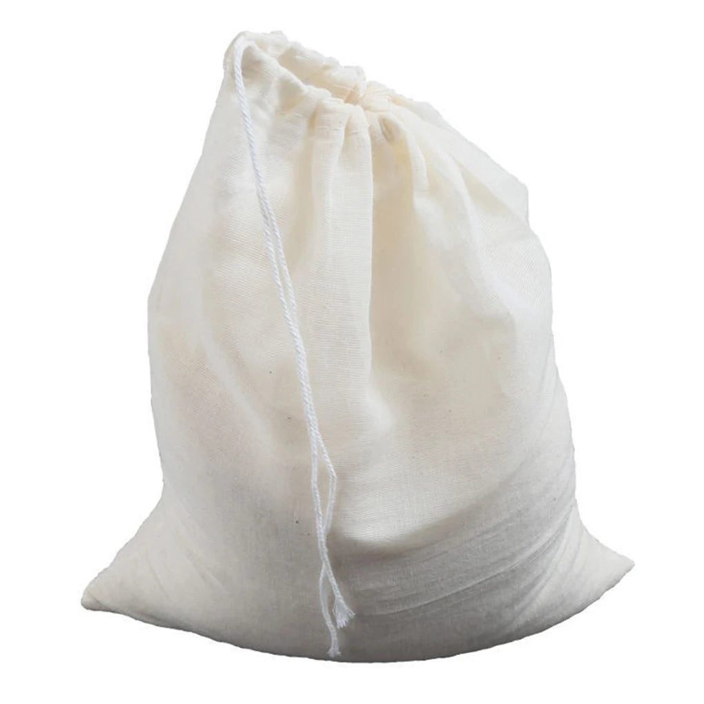 Reusable Nut Milk Bag Cheese Cloth Filter for Soybean Milk & Yogurt - 30x45cm