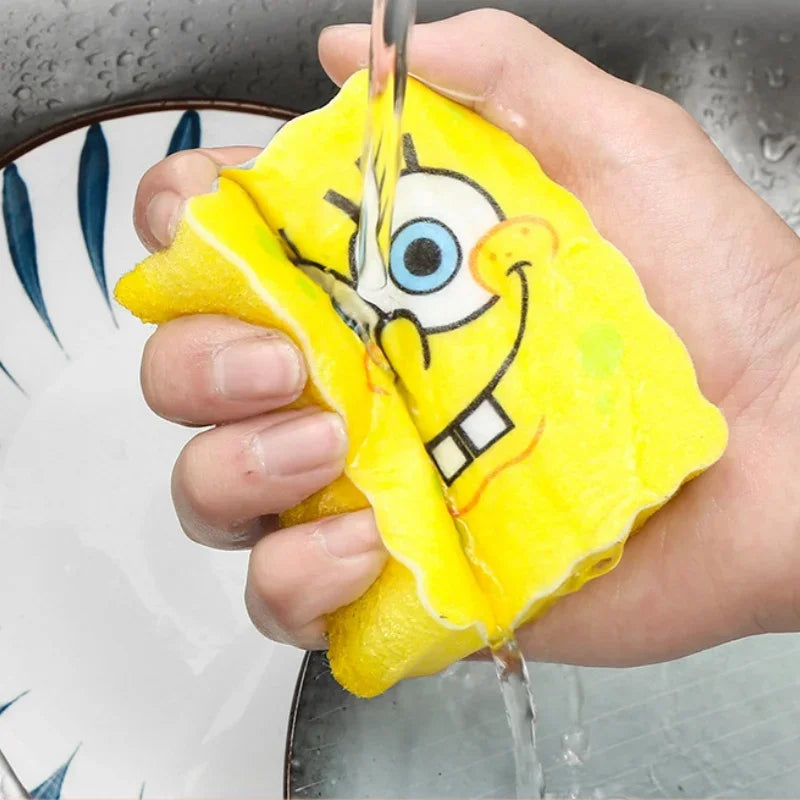 Cartoon Sponge Holder for Kitchen Sink Organizers Bathroom Decor Gift