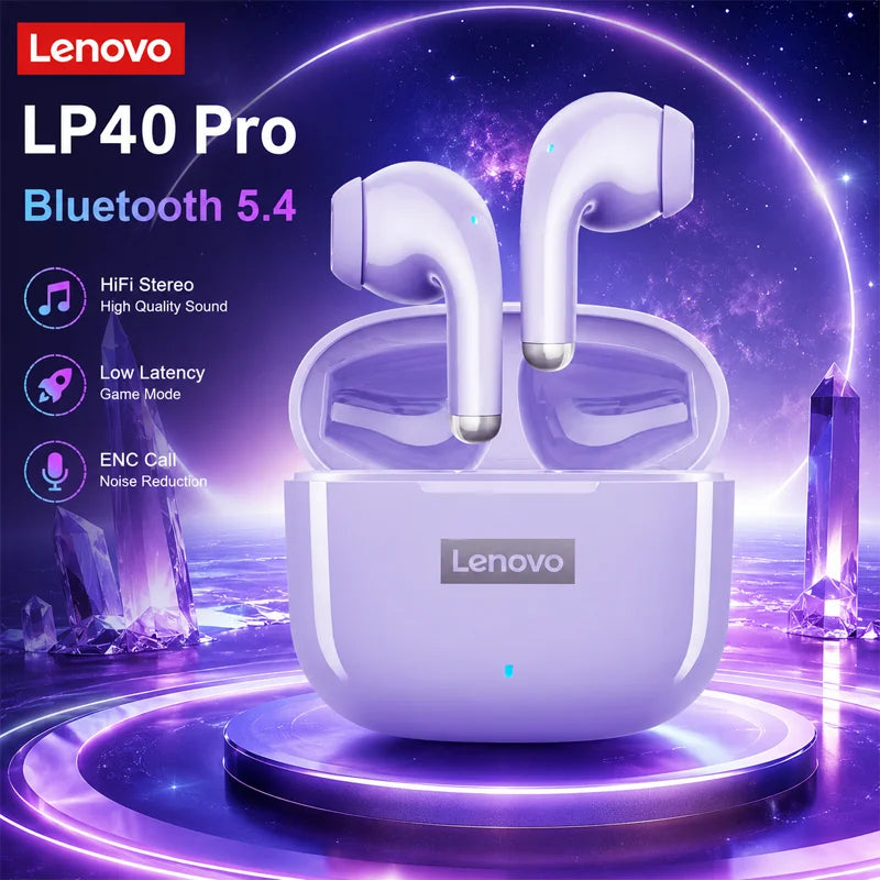 Wireless Bluetooth Headphones with HiFi Stereo & Noise Cancellation - Gaming Sports Earbuds
