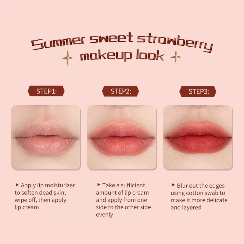 Long Lasting Velvet Lip Tint & Lip Gloss Set - Flower Knows Rococo Series