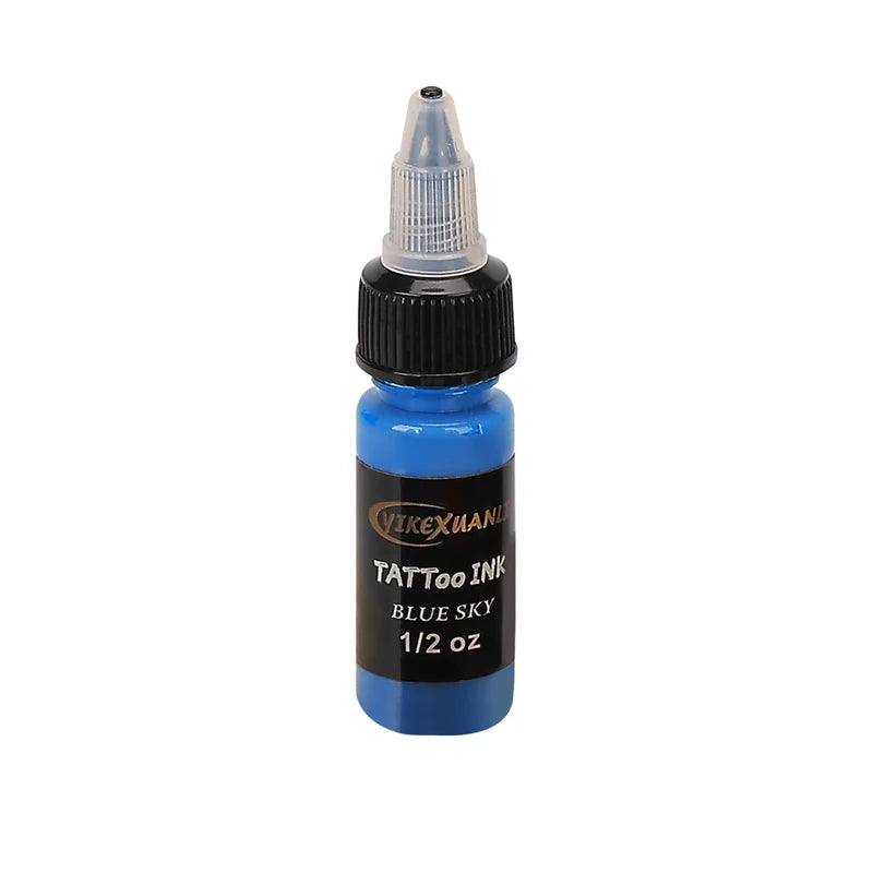 15ml Multi-Color Tattoo Ink Set for Body Art & Permanent Makeup