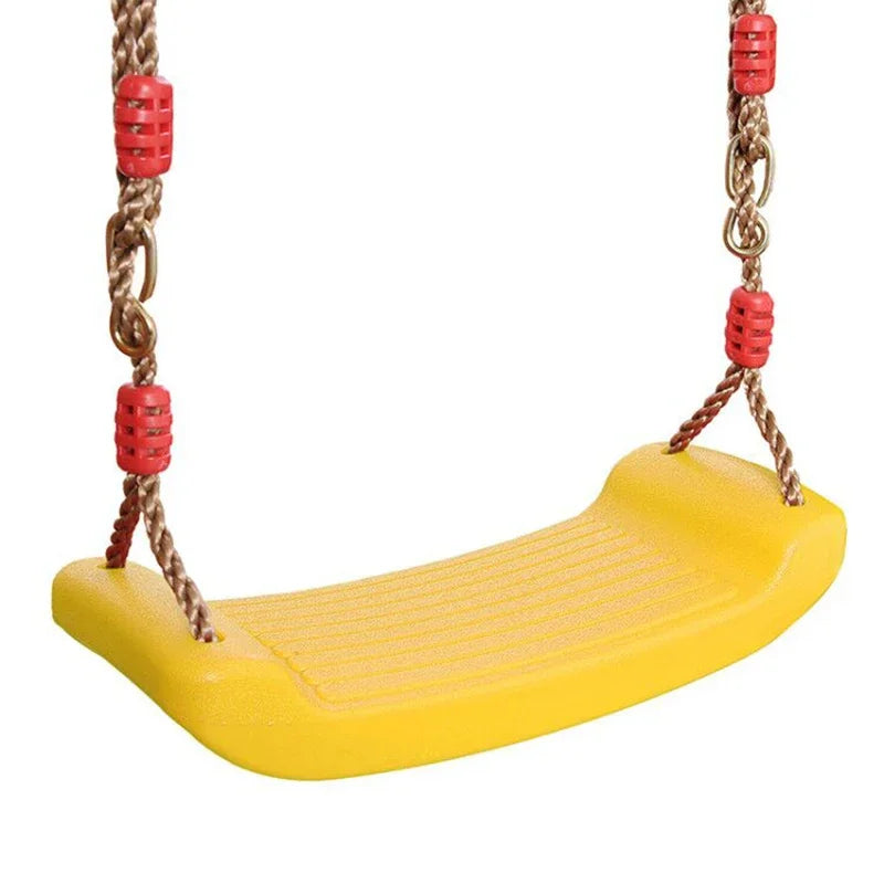 Kids Garden Swing Flying Toy with Adjustable Rope Indoor Outdoor Rainbow Seat