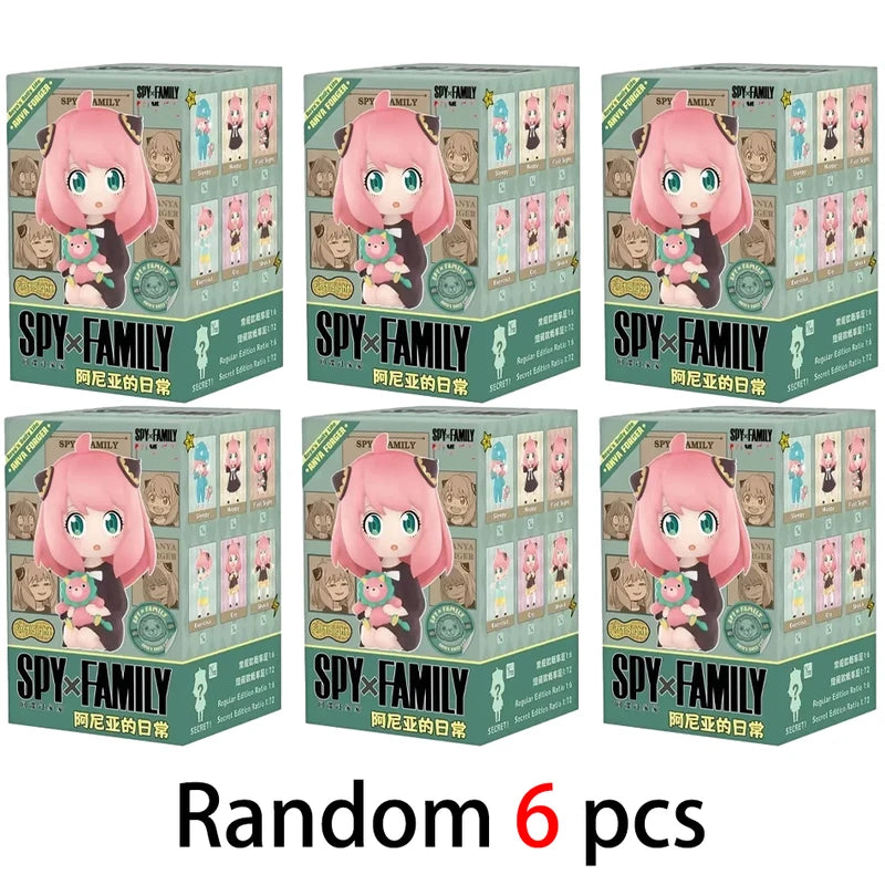 Spy X Family Anya Blind Box Toy Figures - Cute Collectible Surprise Doll Set