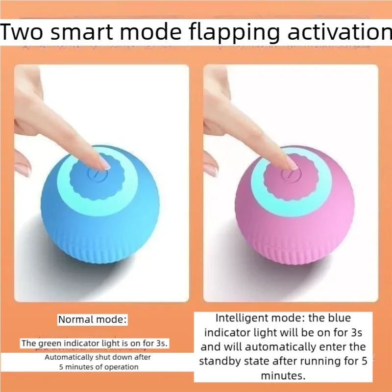Interactive Cat Toy Ball - Automatic Rolling Smart Toy for Indoor Cats