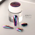 13 Colors Glitter Chameleon Nail Powder Dust for Nail Art Chrome & Metallic Effects