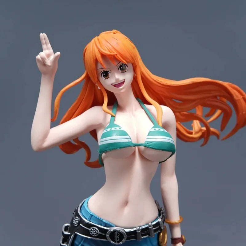 22cm Anime Nami Action Figure PVC Statue Collectible Model Toy Gift