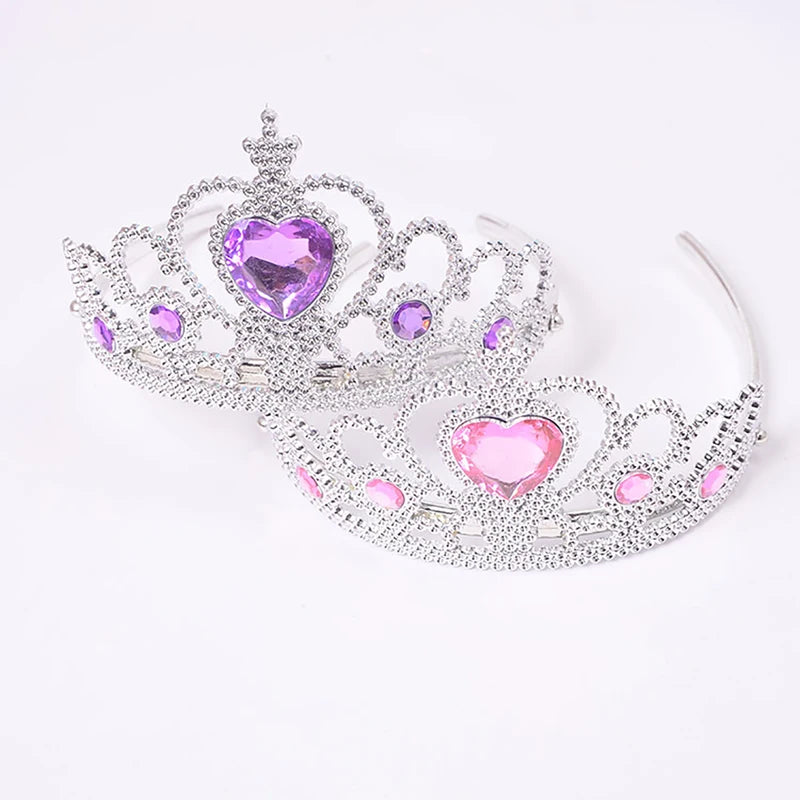 Princess Crown Hairbands for Girls Heart Tiara Headbands Hair Accessories