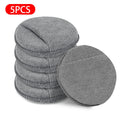 Car Waxing Polish Sponges 5 Inch Microfiber Foam Applicators Pack of 5