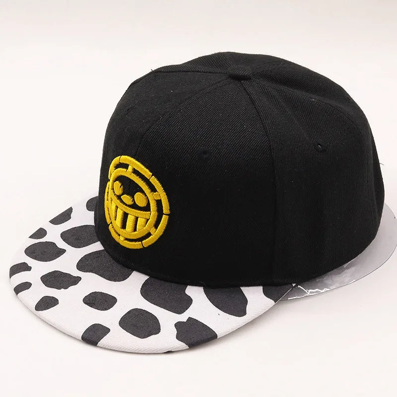 Casual Adjustable Baseball Cap with Anime Tony Chopper & Trafalgar Law Design