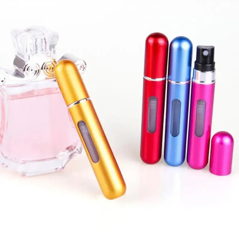 5ml Perfume Sample Spray Bottles Set - Portable Refillable Sub-bottles for Travel & Sampling