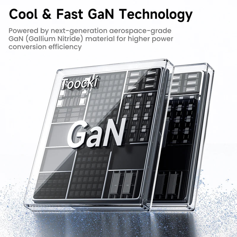 GaN USB C Fast Charger Adapter 67W PPS PD SFC3.0 for Phone Laptop Samsung iPhone