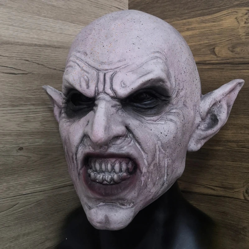 Nosferatu Vampire Latex Mask - Scary Halloween Costume Accessory