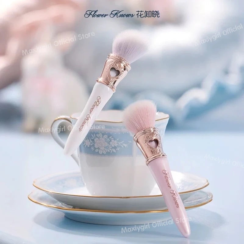 Flower Knows Bunny Garden Series Blush Brush - High-Quality Makeup Brush Tool for Face & Powder