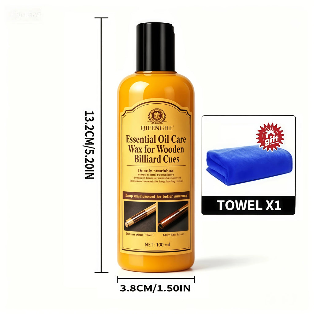 Wooden Billiard Cue Care Wax - Deep Nourishing Polishing & Restorer