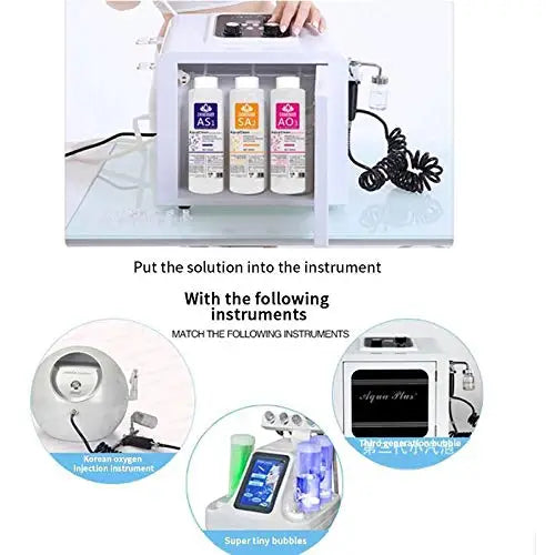 3-Pack 1200ML Hydrating Liquid Face Serum Set for SkinCare & Deep Cleaning