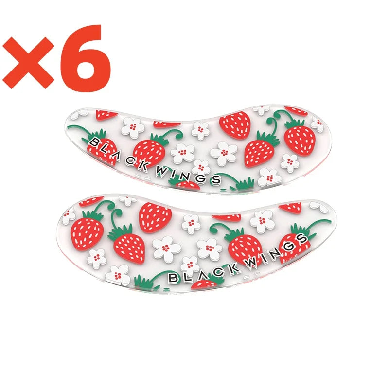 Reusable Silicone Eye Mask with Strawberry Design for Cooling and Skin Care