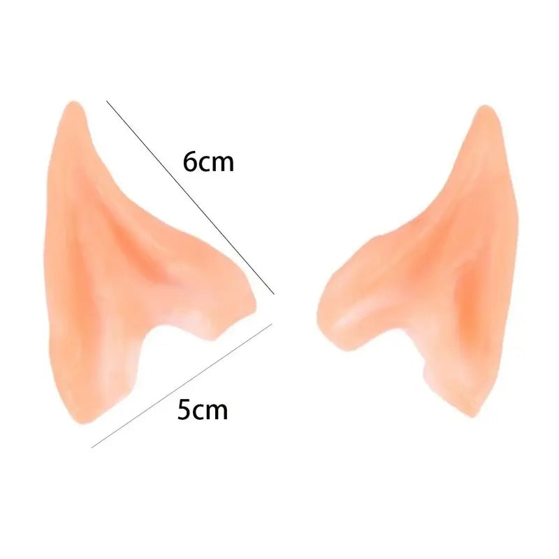 Elf Ear Prosthetic Accessories for Cosplay & Halloween Costume, Realistic & Comfortable