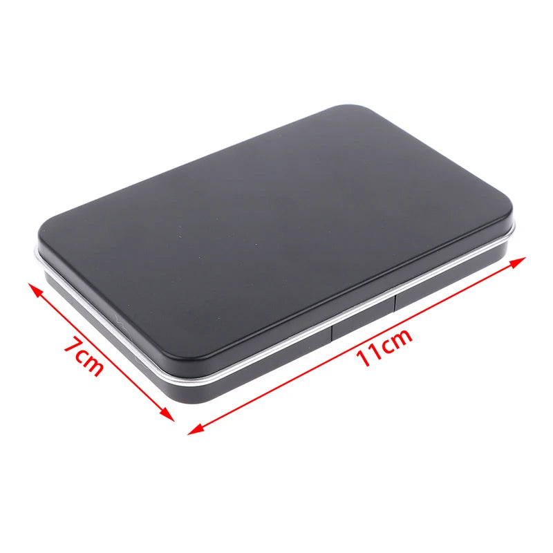 Magnetic Makeup Palette with Mirror - Empty Cosmetic Storage Box for Eyeshadow Blush
