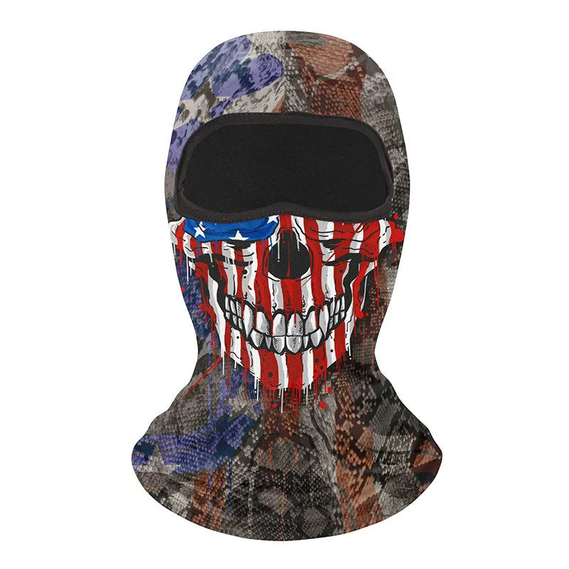 Unisex Breathable Windproof Full Face Mask for Halloween UV Sun Dust Protection