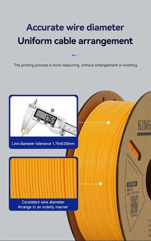 PLA 3D Printer Filament 1.75mm - Multi-Color, 5/10 Rolls, No Bubble