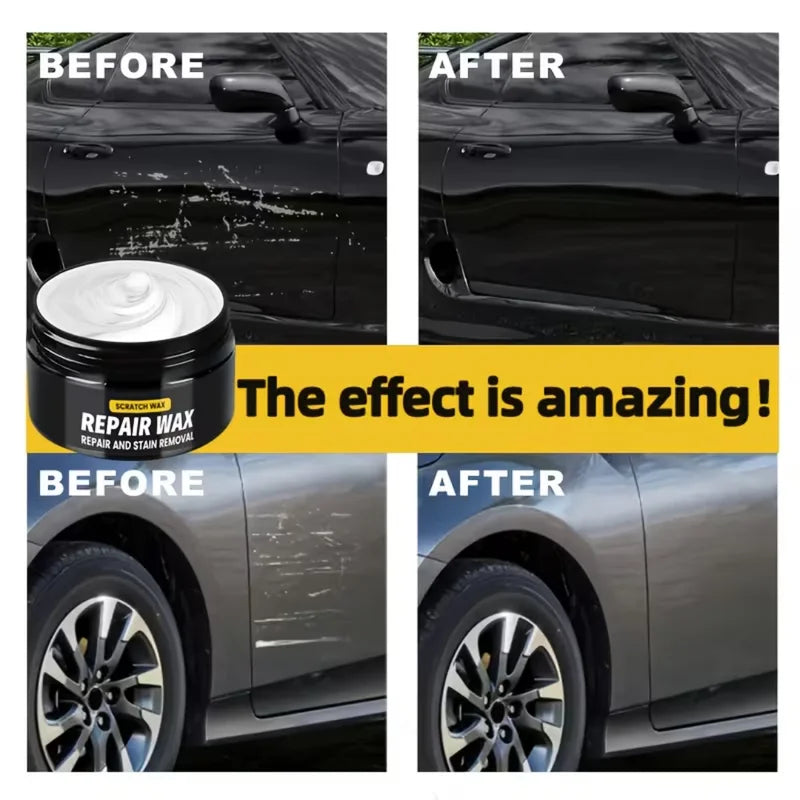 Universal Car Scratch Repair Wax 80g - Paint Polish & Shine Restorer for All Vehicles