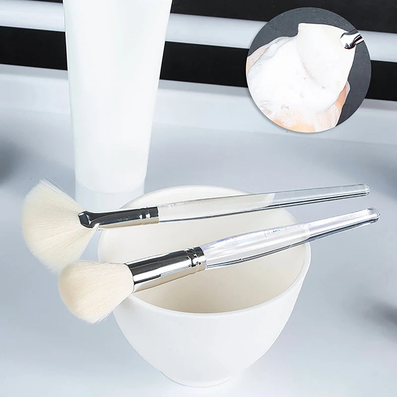 Facial Cleansing Brush with Soft Bristles for Deep Pore Cleaning and Mask Application
