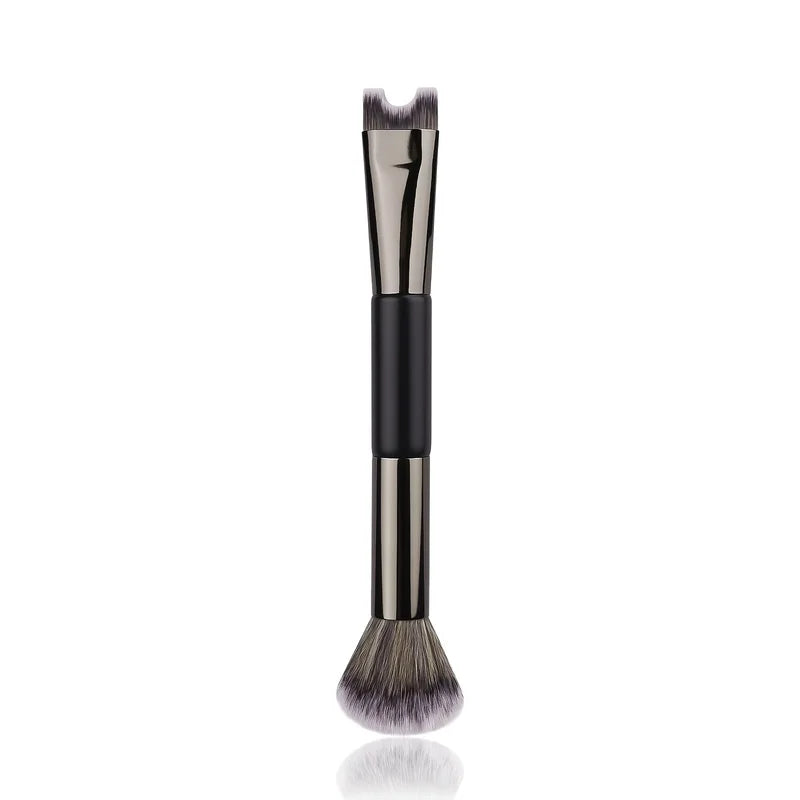 Contouring Nose Brush Double-Headed Makeup Tool for Shadows & Highlights