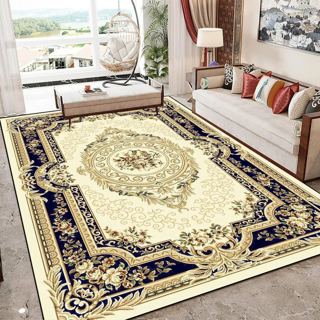 European Style Luxury Large Area Carpet for Living Room Bedroom Home Floor Mat