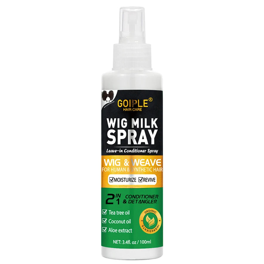 100ml Wig Moisturizing Spray for Synthetic Hair - Frizz Control & Shine