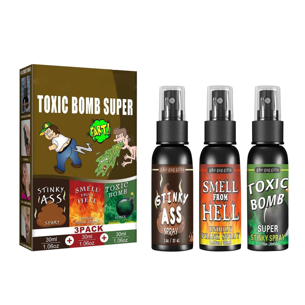 Funny Fart Spray Liquid Gag Prank Toy - 30ml Smelly Gas Stink Bombs