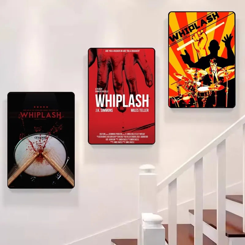 Classic Whiplash Movie Poster Wall Art for Home & Office Decor