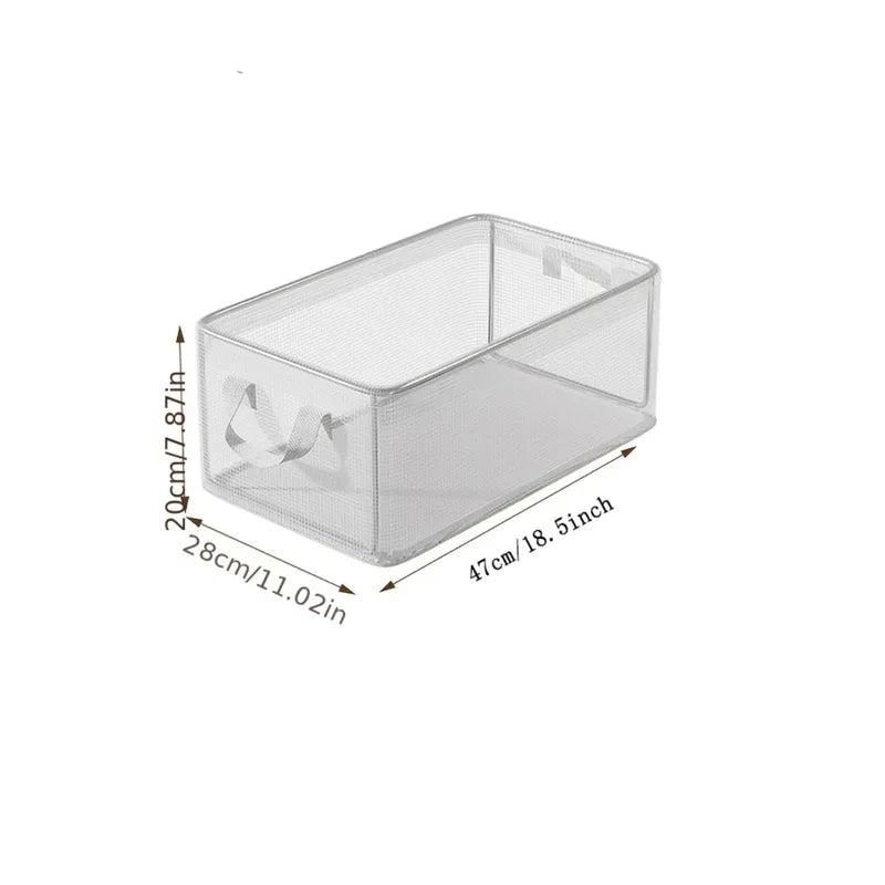 Solid Steel Frame Waterproof PVC Storage Box for Clothing Organization