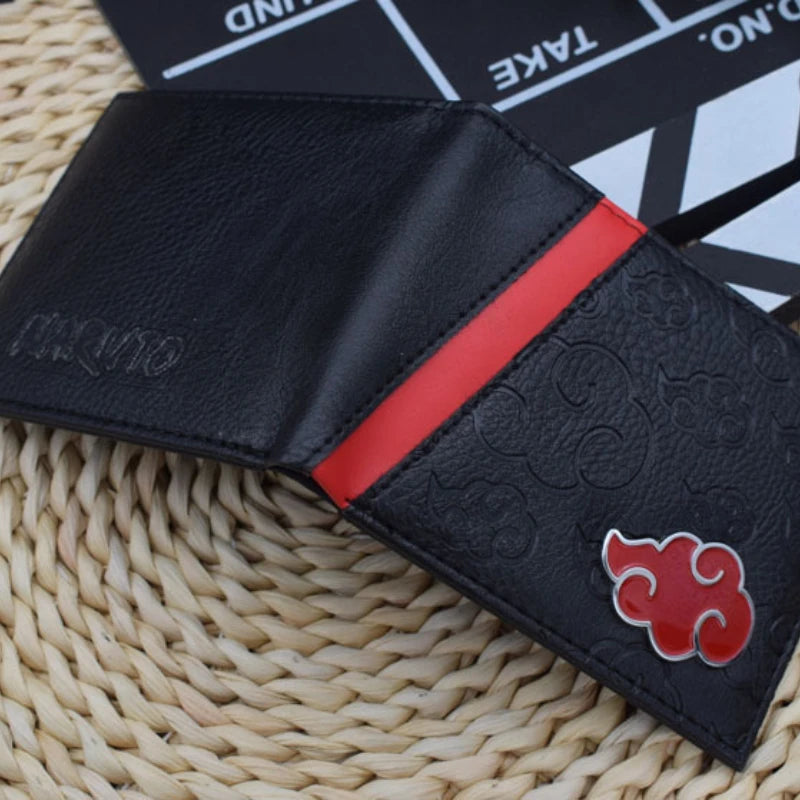 Naruto Sasuke Akatsuki Cloud Cartoon Wallet Card Holder Passport Cover - Men's Gift
