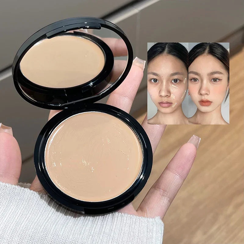 Cream Foundation Palette with Brightening & Moisturizing Finish - Long-lasting Makeup