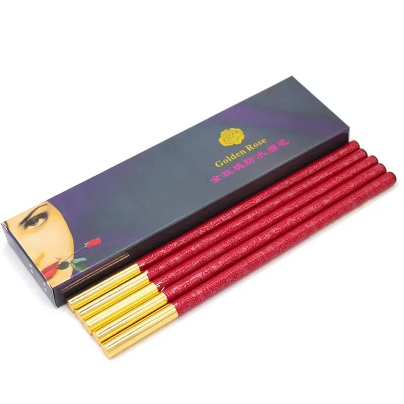 Waterproof Lip & Eyebrow Makeup Pencil Set - Long Lasting, Semi-Permanent