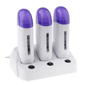 3-in-1 Wax Heater & Depilatory Machine with Refillable Cartridges - Skin Care